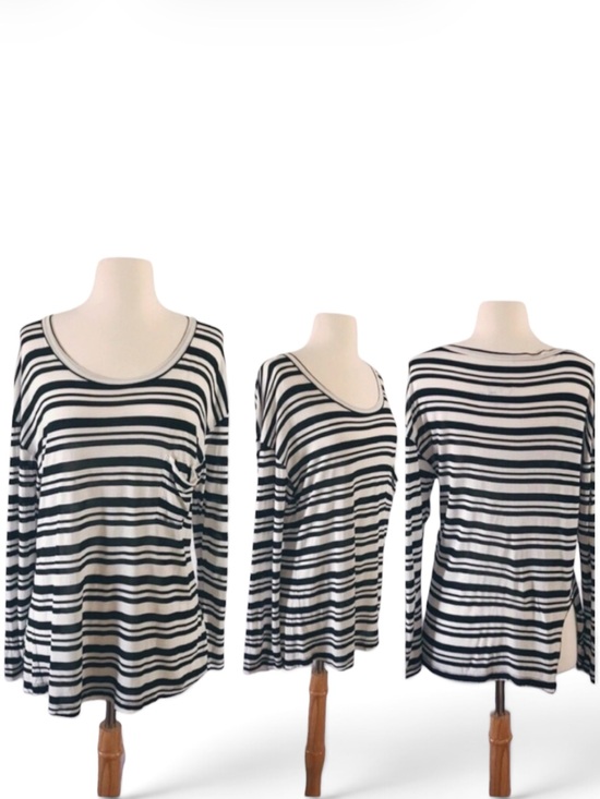 Blue Life Tops - Blue Life Stripe Long Sleeve Best Bum Jersey Top
